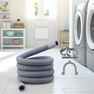Manguera de Desagüe para <span class=keywords><strong>Lavadora</strong></span> de Alta Calidad, <span class=keywords><strong>Flexible</strong></span> y Duradera, Blanca y Verde - Product Image 6