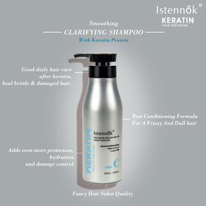 Istennok <span class=keywords><strong>Shampoo</strong></span> lisciante professionale senza cheratina solfato e balsamo per rafforzare i capelli danneggiati dopo la cura della cheratina - Product Image 5