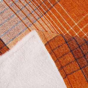 Aoyatex nouvelle arrivée avant est Chenille dos est <span class=keywords><strong>fausse</strong></span> <span class=keywords><strong>fourrure</strong></span> Composite <span class=keywords><strong>plaid</strong></span> 50 60 pouces <span class=keywords><strong>Plaid</strong></span> jeter pour l'hiver - Product Image 4