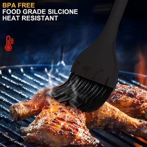 Cepillos de Silicona de Alta Calidad para Hornear, Cepillos de Repostería de Grado Alimenticio, Utensilios de Cocina Premium Resistentes al Calor para Pincelar con Aceite - Product Image 4