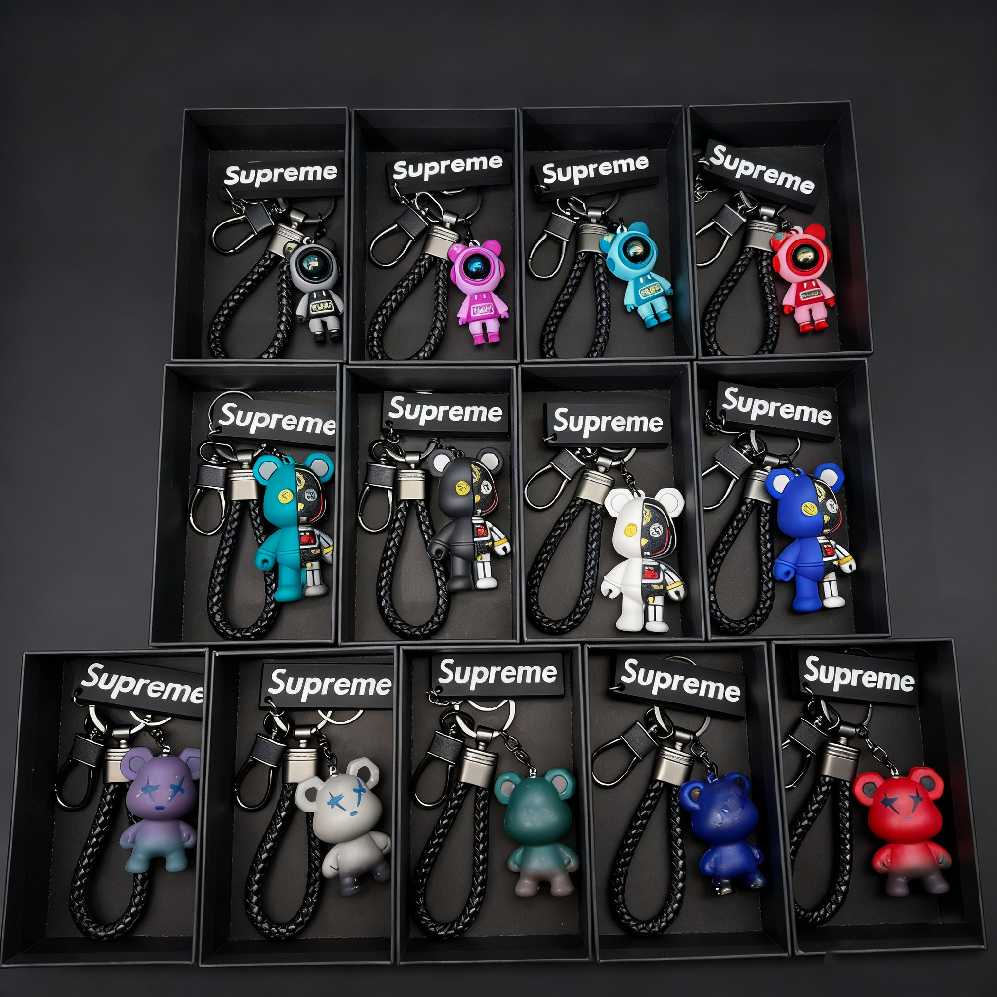 Coffret à boucles en alliage de titane, 1 pièce aléatoire