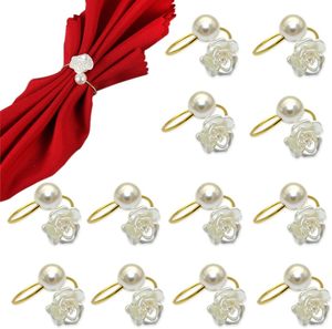 Servilletero de metal chapado en oro de lujo con diseño intrincado ideal para agregar estilo a banquetes de boda y cenas - Product Image 1