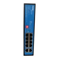 Pabrik OEM/ODM POE Switch 4 8 16 24 Port 100/1000M Ethernet Fiber Switch POE Gigabit dengan 2 Uplink RJ45 Ports