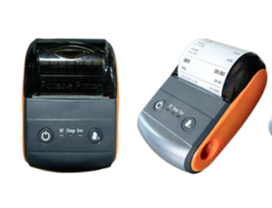 Mini nhận Nhãn dán Máy in mã vạch di động Máy in nhiệt với USB răng Xanh - Product Image 2