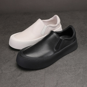 Zapatos Casuales de Piel Genuina para Hombre, Cómodos, con Punta en Pico, Impermeables, Mocasines Transpirables para Oficina, Uso Diario - Product Image 1