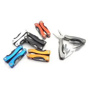 Thép Không Gỉ EDC Đa Công Cụ Xách Tay Gấp Mini Plier Tùy Chỉnh Ngoài Trời Pocket Knife Tool Với Pouch