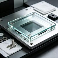 Plaque optique plate en verre pour instrument de mesure de profil 2D