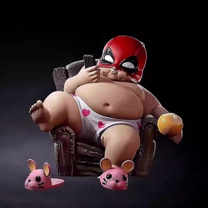 <span class=keywords><strong>Statuetta</strong></span> in PVC Co-brandizzata <span class=keywords><strong>Marvel</strong></span> Little Fat Guy Kingdom 014, Ornamento Trendy GK per Regali di Maternità Ispirati all'Animazione Occidentale - Product Image 1