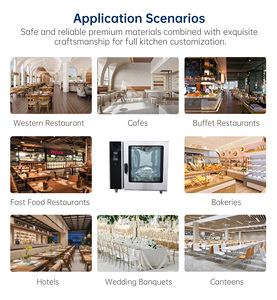 <span class=keywords><strong>Horno</strong></span> Eléctrico Rotatorio de Acero Inoxidable de Alta Capacidad para Asar Pollos, Apto para Restaurantes, Máquina Asadora de Pollos - Product Image 3