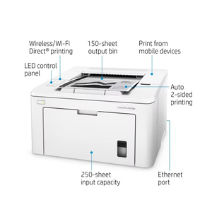 Impresora Láser Monocromática Inalámbrica <span class=keywords><strong>LaserJet</strong></span> <span class=keywords><strong>Pro</strong></span> <span class=keywords><strong>M203dw</strong></span>, 28 ppm, A4, Impresión Dúplex - Product Image 5