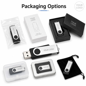 Custom Logo Swivel USB Flash Drive 360 Degree Rotating <b>Memory</b> <b>Stick</b> for Business Promotional Gift Bulk Pen Drive 64GB 32GB - Product Image 5