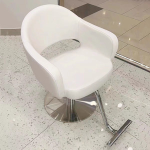 Silla de Barbería de Estilo Simple, Nueva, en Oferta, para Salón de Belleza, con Reposapiés Ajustable y Base Redonda - Product Image 3