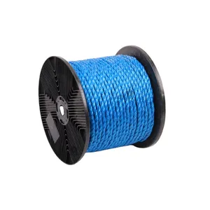 popular ropes/unmanila rope/PP split film 3 strand twisted rope