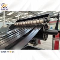 Ligne de découpe automatique de bobines d'acier à chaud avec moteur pour système de contrôle, machine de découpe de longueur haute précision, débobineur et rebobineur