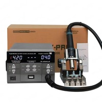 Station de Retravail à Air Chaud 8620DX PRO 1300W avec Contrôle de Température par Micro-ordinateur, Soudage BGA à Buse Courbe, Garantie 1 An