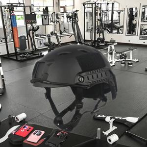 Casque tactique de protection extérieur FAST BJ en ABS pour le cyclisme, la boxe, les sports et le CS, avec fonction de blocage rapide de la tête et clé de sécurité - Product Image 1