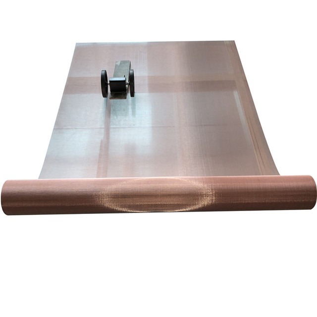 QSn6.5-0.1 Phosphor Bronze Woven Wire Mesh Plain/Twill/Dutch Weave EMI RF EMF Shielding Faraday Cage Fine Filter Screen