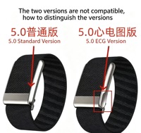 Bracelet de remplacement en nylon élastique respirant et résistant aux odeurs pour Whoop 5.0/MG, idéal pour le suivi de la forme physique