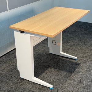 Mesa de oficina de metal y acero <span class=keywords><strong>Berson</strong></span> de fábrica china, escritorio de oficina, mesa para biblioteca, reuniones y capacitación con patas. - Product Image 5