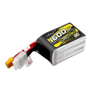 Batería de Iones de Litio Metálica TATTU R-LINE 60 6S 160C 1480/1600mAh con Conector XT60 para Drones de Carreras y Quadcopters - Product Image 4