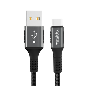 Ca36 yesido QC sạc 1.2m Loại C Cáp dữ liệu dòng 5A nhanh phí điện thoại di động Cáp USB - Product Image 2