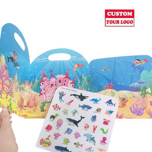 Libro de pegatinas de gelatina personalizado de fábrica, libro de pegatinas reutilizables para niños, pegatinas lavables para niños pequeños, regalo de Feliz Navidad para niños - Product Image 4