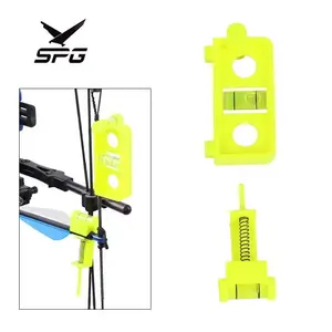 SPG Archery Compound Bow String Tuning Level Combination Set Plastic D Loop Rope Carbon Arrow Rest Adjustable Accessories