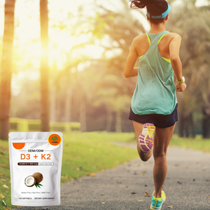 <span class=keywords><strong>Vitamin</strong></span> <span class=keywords><strong>D3</strong></span> + K2 10,<span class=keywords><strong>000</strong></span> <span class=keywords><strong>IU</strong></span>, natürel sızma hindistan cevizi yağı Softgels, 2'si 1 arada D vitamini ve K takviyesi. - Product Image 3