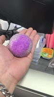 Balle anti-stress TPR souple et croustillante effet glace, balles sensorielles fidget apaisantes et relaxantes, jouet anti-stress à presser effet slushy