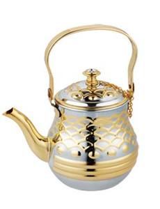 حار بيع الملكي عالية الجودة الفولاذ المقاوم للصدأ براد شاي العربية إبريق المغربي براد شاي - Product Image 5