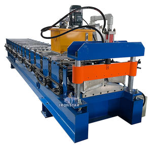 Machine de formage de rouleaux pour toiture à <span class=keywords><strong>demi</strong></span>-couche, machine de fabrication de tuiles de toit, matériaux de construction - Product Image 1