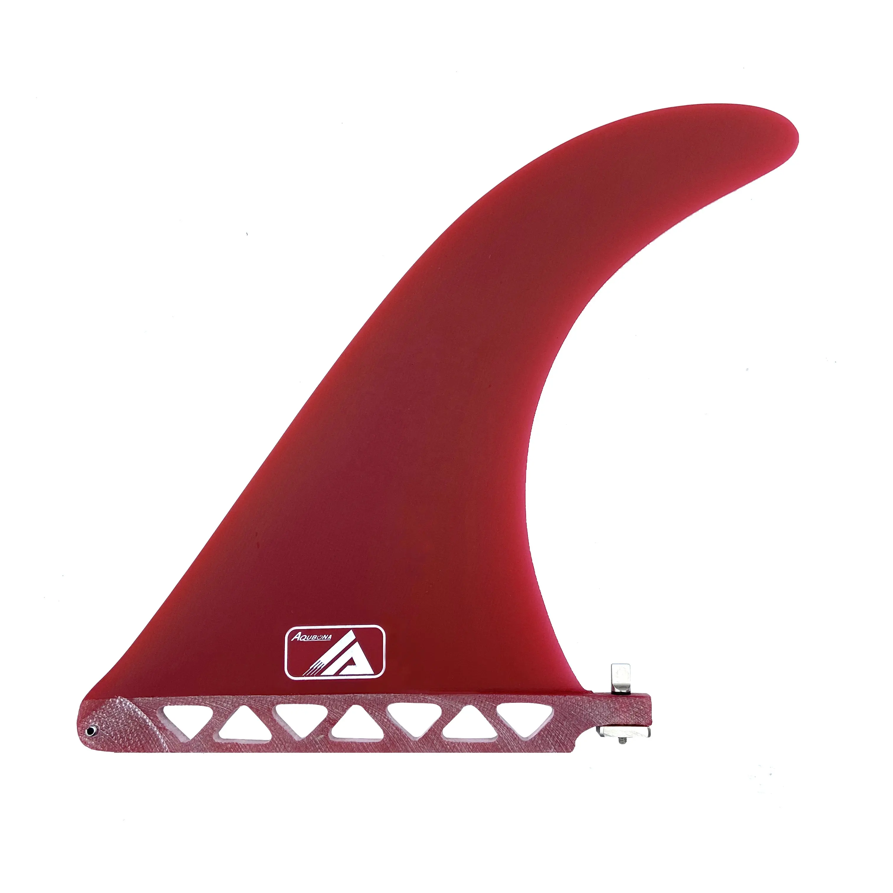 10 "Surf & SUP Fiberglas Fin - Free No Tool Fin Schraube-10 Zoll SUP Center Fin Ersatz für Longboard, Surf board & Paddle boa