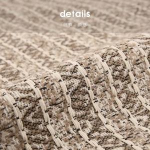<span class=keywords><strong>Housse</strong></span> de coussin décorative pour canapé et lit, en velours texturé beige, style Wabi-Sabi, pour chambre d'exposition et gîte de luxe - Product Image 3