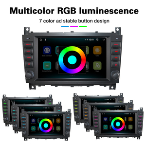 เครื่องเล่นวิดีโอมัลติมีเดียรถยนต์8 "แอนดรอยด์อัตโนมัติเครื่องเล่นวิทยุบลูทูธจีพีเอสนำทางสำหรับ <span class=keywords><strong>Mercedes</strong></span> Benz C คลาส W203เพลง Rds - Product Image 3