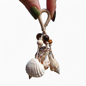 Wholesale Natural <b>Shell</b> Wind Chime Handmade Seashell Pendant Rope Hanging <b>Ornament</b> for Travel Home Decor Gift Coastal Decoration - Product Image 1