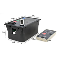Contrôleur de vitesse de moteur PWM DC10-55V avec télécommande sans fil, régulateur de moteur à balais, rotation positive et inverse, régulateur de tension