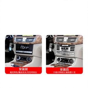 สำหรับเมอร์เซเดส-เบนซ์สติ๊กเกอร์ตกแต่งภายในแผงคอนโซลกลางวัสดุ ABS 3 M เทปติดตั้งสำหรับ CLS300 CLS350 2012-2013 - Product Image 3