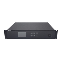 Thinuna WG-2400MV II - Unidad Principal del Sistema de Conferencia Digital Inalámbrico de Alta Gama de 2.4G con Pantalla Táctil de 4.5 Pulgadas, ARM Cortex A9, Dante