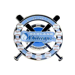 Venta al por mayor liga de béisbol de las insignias del Club de pasadores broches Pin de solapa de Metal para regalos