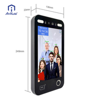 Sistema de Control de Asistencia Biométrico Dinámico con Pantalla de 8 Pulgadas, Reconocimiento Facial y de Huellas Dactilares, Dispositivo de Control de Acceso con WIFI y Nube