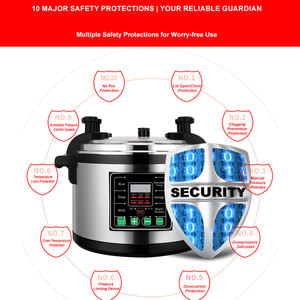 Grande marmite électrique commerciale en acier inoxydable de 17L 20L 30L 45L avec contrôle intelligent - Product Image 3