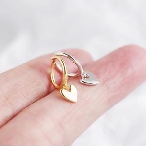 Boucles d'oreilles Dainty en argent 925 avec pierre principale en zircon plaqué or-pour <span class=keywords><strong>cadeau</strong></span> d'<span class=keywords><strong>anniversaire</strong></span> de petite amie et <span class=keywords><strong>soeur</strong></span> - Product Image 3