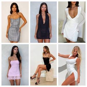 Ropa al por mayor para mujer 2023: Tops nuevos de marca, vestidos surtidos, fardos a granel de ropa usada con etiqueta cortada, ropa en stock. - Product Image 4