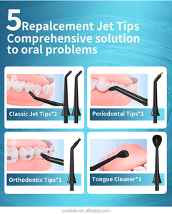 <span class=keywords><strong>Limpiador</strong></span> Dental Ultrasónico Portátil Inalámbrico Más Vendido para Irrigador Bucal, Resistente al <span class=keywords><strong>Agua</strong></span> IPX7, 3 Niveles <span class=keywords><strong>de</strong></span> Presión, USB - Product Image 6