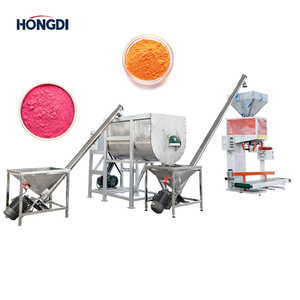 Mezcladora automática de doble tornillo con cinta transportadora para polvo alimentario, tapioca y azúcar moreno, máquina de mezcla y envasado con embalaje de plástico - Product Image 2