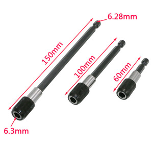 6.35mm Quick-Release Self-Locking <b>Extension</b> <b>Rod</b> with Strong Magnetic Screwdrivers Pneumatic Hex Key Bit for Efficient Work - Product Image 1