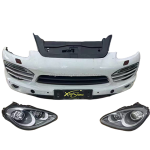 Piezas usadas de alta calidad para Porsche Cayenne parachoques delantero rejilla capó actualización excelente parachoques de coche - Product Image 3