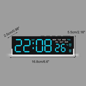 LED Bedside Lamp Clock with Gentle Ambient <b>Light</b> Temperature Display Fahrenheit Celsius <b>Switch</b> Night <b>Light</b> - Product Image 4