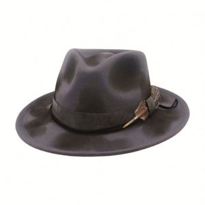 Nouveau design de chapeau Fedora pour homme, chapeau Fedora vintage à la mode - Product Image 3