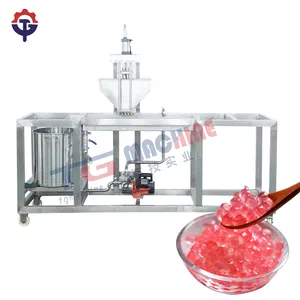 Máquina de fabricación de bolas de perlas de bebida de pequeña capacidad de bajo costo proveedor de línea de procesamiento de boba